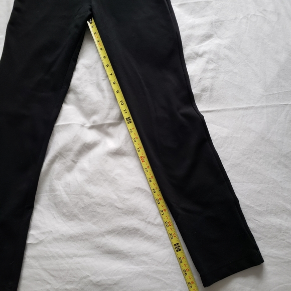 Eileen Fisher Black Slim Straight Leg Pants - Picture 5 of 6